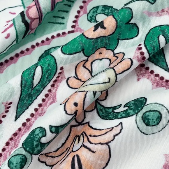 NWT Bohemian V-Neck Floral Maxi Dress - Picture 4 of 7